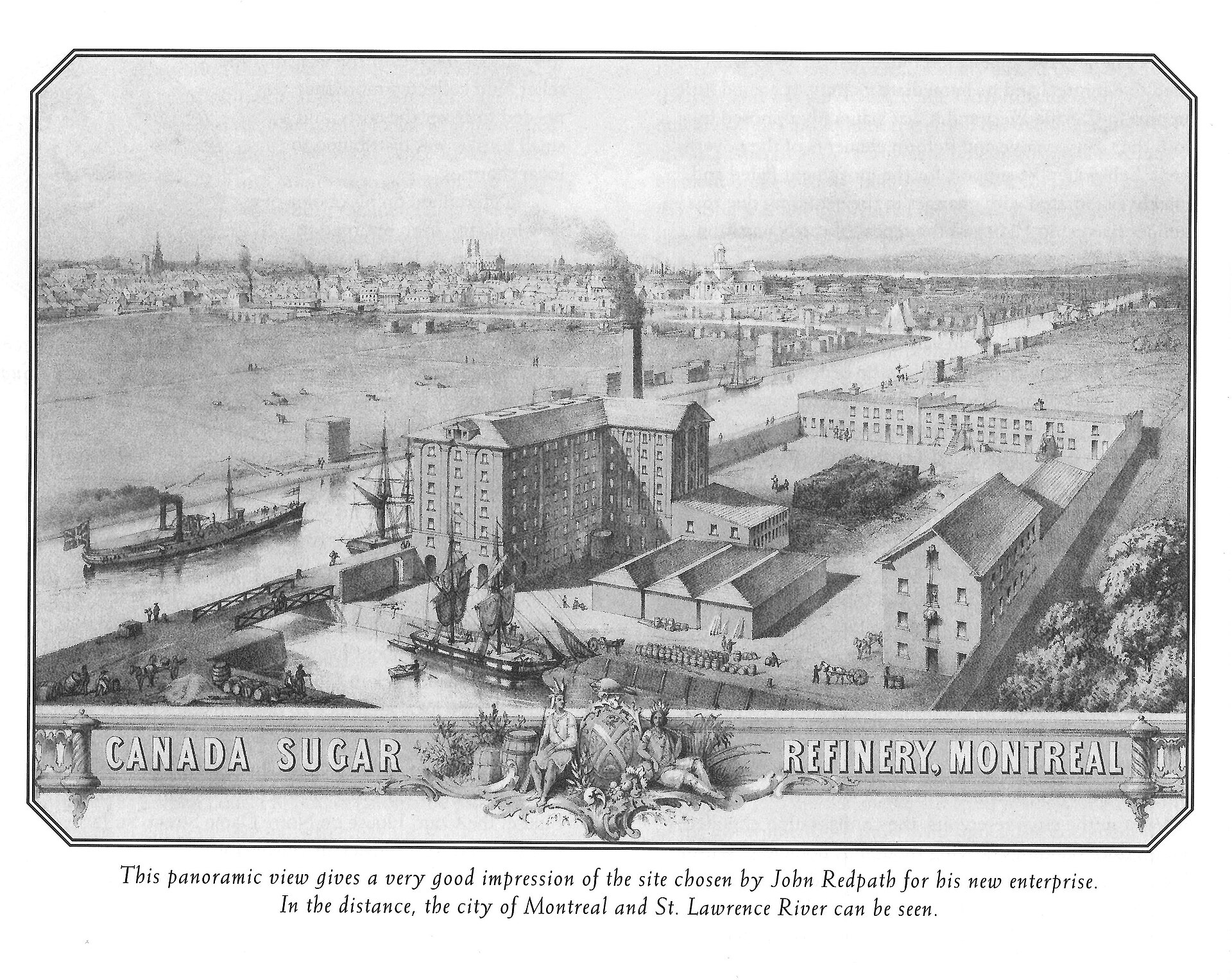Canada Sugar Refinery Montreal REDPATH — industrial site in Montreal aerospace cluster, Canada